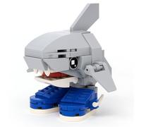 sizzlepop Tralalero Tralala 3D Figurine de construction amusante pour les fans de mèmes, pour enfants et adultes, idée cadeau créative, style italien Brainrot