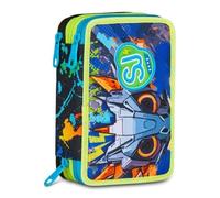 Sj Boy Gang Seven - Air Tiger Tigre - 3 étages avec papeterie pour enfant + cadeau porte-clé sifflet et stylo multicolore