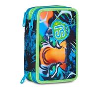 Sj Boy Gang Seven - Air Tiger Tigre - 3 étages avec papeterie pour enfant + cadeau porte-clé sifflet et stylo multicolore