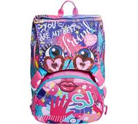 Sj Gang Expandable School Backpack - Extendable Faces - Reversible Flap - Elementary School