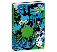 SJ GANG STYLE JAM GANG Agenda scolaire daté standard 10 mois, multicolore, accessoires sac à dos, enfant