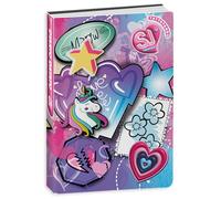 SJ GANG STYLE JAM GANG Agenda scolaire daté standard 10 mois, multicolore, licorne, accessoires sac à dos, fille