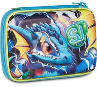SJ GANG STYLE JAM GANG Étui école Speed Pad 3D METAL DRAGON BOY, bleu
