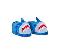 SJ GANG STYLE JAM GANG Moppine Pantoufles de personnage de requin pour enfants, poilues, hiver, tailles 29-32, idée cadeau