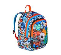SJ GANG Style Jam Gang Sac à dos d'école avancé, multicolore, double compartiment et poche pour gourde, 29 l, sac à dos d'école primaire, sac à dos pour enfant