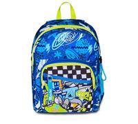 SJ GANG STYLE JAM GANG Sac à dos d'école double compartiment SJ Ever, bleu, sac à dos double compartiment et poche pour gourde, 30 L, sac à dos scolaire primaire et média, sac à dos enfant, bleu