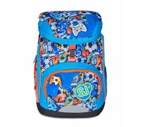 SJ GANG STYLE JAM GANG Sac à dos d'école Soft Plus, bleu, sac à dos avec séparateur intérieur, poche avant et poche pour bouteille d'eau, 24 L, sac à dos école primaire, sac à dos enfant, bleu, Taglia