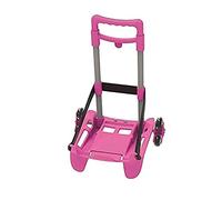 SJ GANG Trolley pour Sac à Dos, pour Adolescents, Filles et Garçons, pour Seven & Sj Sac à Doss, design Italien, Rose