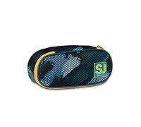 SJ GANG Trousse à Crayons - Green Shadows Sac à Stylos, Boîte Écologique pour Articles de Papeterie ; Étui à Stylos, Parfait pour les Fournitures Scolaires, avec Emploi Du Temps, design Italien,