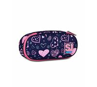 SJ GANG Trousse à Crayons - Heartly Mix Sac à Stylos, Boîte Écologique pour Articles de Papeterie ; Étui à Stylos, Parfait pour les Fournitures Scolaires, avec Emploi Du Temps, design Italien,
