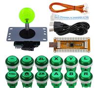 SJ@JX Arcade Game Controller USB Encoder Gamepad Cherry MX Microswitch Button 8way Joystick for Nintendo Switch PC PS3 Retropie Raspberry Pi MAME