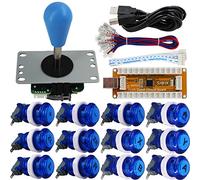 SJ@JX Arcade Game Controller USB Encoder Gamepad Microswitch Button 8way Joystick for Nintendo Switch PC PS3 Retropie Raspberry Pi MAME