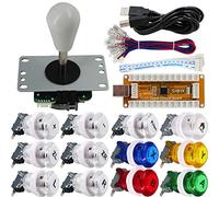 SJ@JX Arcade Game Controller USB Encoder Gamepad Microswitch Button 8way Joystick for Nintendo Switch PC PS3 Retropie Raspberry Pi MAME