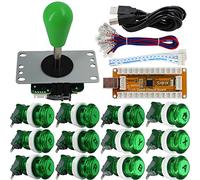 SJ@JX Arcade Game Controller USB Encoder Gamepad Microswitch Button 8way Joystick for Nintendo Switch PC PS3 Retropie Raspberry Pi MAME