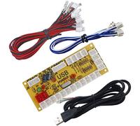 SJ@JX Arcade USB Encoder Fight Stick Raspberry Pi Joystick Button PC MAME Retro Pie Zero Delay USB 5V Encoder Board