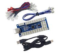 SJ@JX Arcade USB Encoder LED Contrôleur Arcade Zéro Retard pour PC PS3 Android DIY