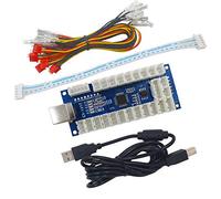 SJ@JX Arcade USB Encoder LED Contrôleur Arcade Zéro Retard pour PC PS3 Android DIY