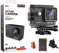 Sj4K Action Camera 4K30Fps Caméra Sport,98Ft/30M Underwater Caméra Etanche With Eis Stabilization,170°Fov 5X Digital Zoom With Accessories Kits For Riding Hiking Diving