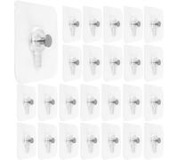 SJACXANM Crochets Transparents Auto-Adhésifs Sans Clous, 30PCS Attache Cadre Sans Percer, Fixation Cadre Sans Percer, Crochet Adhesif Mural Pour Accrocher Des Horloges, Des Photos, Des Peintures