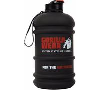 Gorilla Wear - Pichet à Eau 2,2 L Noir pour Loisirs, Sport et Entraînement - Hydratation Facile Avec Logo Imprimé