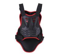 SJAPEX Armure de Moto Dorsale Armure Moto Cross Gilet Veste Protection pare Pierre Equipement Plastron Corps Enfants Adultes Homme VTT Sport Noir Protecteur Dorsal de Poitrine Red,M
