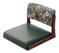 SJAPEX Fauteuil De Sol Japonais avec Dossier, Fauteuil De Sol Tatami sans Pieds, Canapé Relax sans Accoudoirs, Fauteuil De Méditation pour Salon, Chambre, Baie Vitrée, Coin Lecture Blocking 1