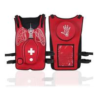 SJAPEX Gilet D'entraînement Anti-Étouffement avec Choc Dorsal Et Sangles Réglables - Modèle De Simulation D'obstruction des Voies Respiratoires pour Secouristes, Infirmiers Et Étudiants