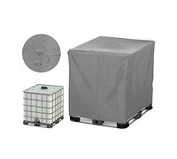 SJASD Bâche Couverture Réservoir IBC pour Cuve 300L/600L/800L/1000L,Couverture Réservoir IBC d'eau de Pluie,Capôt de Protection Container Citerne Eau,Anti-UV Anti-poussière Anti-Pluie