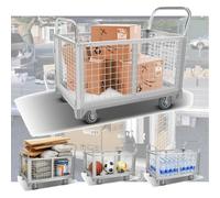 SJASD Chariot de Camping,Chariot de Jardin Robuste,capacité de 800 LB for déplacer la Terre