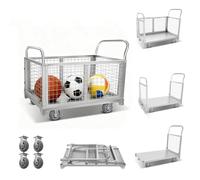 SJASD Chariot de Camping, Chariot de Jardin Robuste,capacité de 800 LB for déplacer la Terre