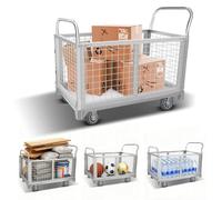 SJASD Chariot de Camping,Chariot de Jardin Robuste,capacité de 800 LB for déplacer la Terre