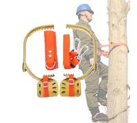 SJASD Ensemble Grimpeurs d'arbres, Ensemble de Pointes d'escalade d'arbres Ceinture de sécurité Multiple Pédale épaissie réglable,Model 550