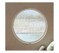 SJASD Fenêtre de Ventilation Domestique,fenêtre Ronde rotative à 360°,fenêtre de Maison Mobile avec Verre trempé pour Salle de Bain de Grenier ou de sous-Sol,White b,50cm