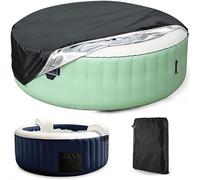 SJASD Housse de Protection for Piscine ou Spa,Jardin Ronde Spa Gonflable Bache pour Table Impermeable,Poussière Bâche De Protection Imperméable Et Aux Rayons (Size:210 * 30cm)