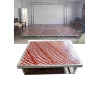 SJASD Scène Pliable Portable,Plateforme à Installation Rapide for événements intérieurs et extérieurs, églises, théâtres Scolaires,H 11.8~19.7in,128x100cm