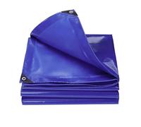 SJASD Tarpauline étanche-tarpauline Lourde pour la fiche de bâche en PVC résistant aux UV et à la déchirure de 550gsm,Bleu,2x2m