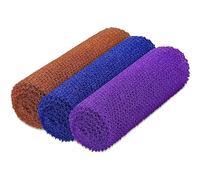SJBAUTYO 3 Filets d'éponge de bain exfoliants africains, 2 filets moussants, épurateur corporel, épurateur dorsal, élimine la saleté et l'huile de la peau, peau plus lisse,20x65cm