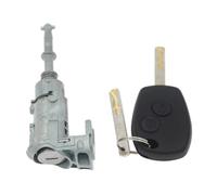 SJBEUA Actionneur Verrouillage pour Kangoo pour Modus pour Master pour Vauxhall 806012544R Ensemble Serrures Cylindre Commutateur Serrure Porte Goupille 2 Clés Actionneur Serrure Porte(Left Lock)