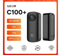 SJCAM C100 Plus caméra d'action 4K 30M étanche 2.4G WiFi Action Sport caméra d'action EIS casque de vélo motos C100 White