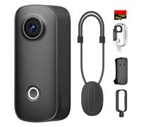SJCAM C100 Pro 4K Mini Camera Sport(64Go),148Min,32g Camera Moto Étanche