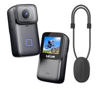 SJCAM C200 Pro Caméra d'action 4K Étanche 40m, Mini Caméra Sport Légère 88g, Grand Angle 135° Stabilisation 6 Axes, Idéale pour Vlog Moto Vélo Plongée, Kit Accessoires sans Carte Mémoire, Noir