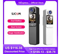 SJCAM C300 4K caméra d'action écran tactile 6 axes stabilisation gyroscopique 30m étanche 1000 + 2800mAh batterie 460Min enregistrement C300 Short No Rope