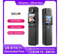 SJCAM C300 caméra d'action de poche 4K FHD avec longue durée de vie de la batterie vidéo 30M étanche 5G WiFi caméra Sport Action Cam C300 Short No Rope