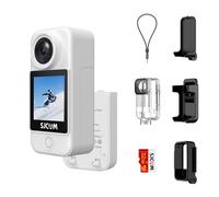 SJCAM C300 Caméra d'action de poche 4K30fps, écran tactile 1,33", caméra de sport, 2,4G/5G Dual WiFi 20 MP, caméra embarquée 6 axes EIS étanche 30 m/98 ft