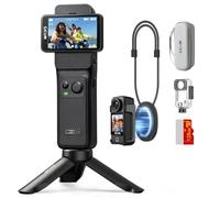 SJCAM C400 Caméra de poche compacte de vlogging 4K, alimentation 7H, stabilisateur d'horzion à 6 axes, écran tactile de 5,7 cm, caméra étanche à 30 m, pour voyage, vlog, enregistrement de vidéos