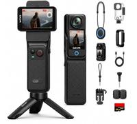SJCAM C400 Camera Vlog 4K(64Go) avec 7h Autonomie,Étanche | Écran Tactile Rotatif 2,29",Stabilisation à 6 axes,Idéal pour Débutants,YouTube,Voyages,Création de Contenu