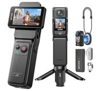 SJCAM C400 Pro Camera Vlog 4K(0Go) avec Micro sans Fil,Autonomie 5H | capteur 1/1,8″,Steady Motion 2.0,30M Étanche,Écran Tactile Rotatif 2,29",Idéal pour Débutants,YouTube,Voyages