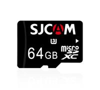 SJCAM Carte MicroSDXC 64 Go, 100 Mo/s, 4K UHD, U3 V30, Haute Vitesse pour Caméra d'action, Smartphones, Drones, Compatible avec C300, C200PRO, C110, C110+, SJ20, SJ11, SJ4K
