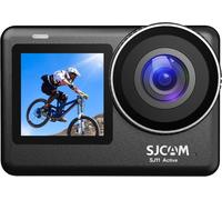SJCAM Caméra d'action SJ11 Active – 4K 30fps, EIS 6 axes, double écran tactile, 20 MP, Noir