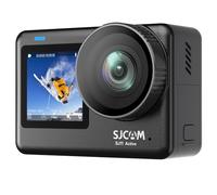 SJCAM SJ11 Caméra d'action double écran 4K Écran tactile 2,34" + écran 1,3" avec carte de 64 Go, caméra sous-marine étanche à 40 m, FOV 154° stabilisation 6 axes 2K60fps casque sport moto caméra